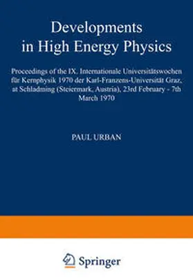 Urban | Developments in High Energy Physics | E-Book | sack.de