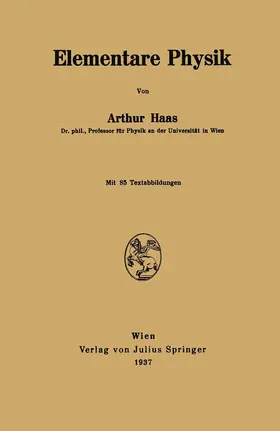 Haas | Elementare Physik | Buch | 978-3-7091-5880-7 | sack.de