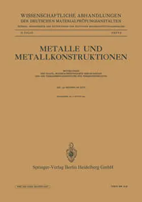 Werner / Böhm / Jacobi |  Metalle und Metallkonstruktionen | eBook | Sack Fachmedien