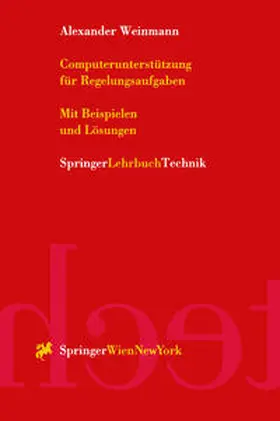 Weinmann |  Computerunterstützung für Regelungsaufgaben | eBook | Sack Fachmedien
