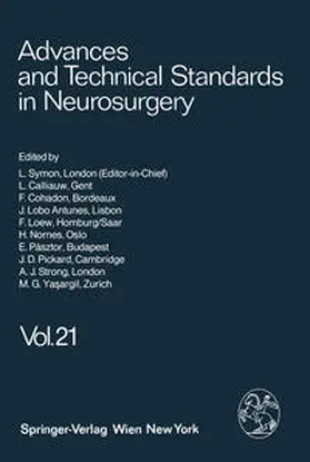 Symon / Calliauw / Ya?argil |  Advances and Technical Standards in Neurosurgery | eBook | Sack Fachmedien