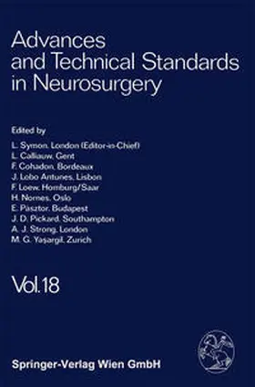 Symon / Calliauw / Ya?argil |  Advances and Technical Standards in Neurosurgery | eBook | Sack Fachmedien