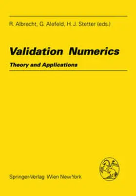 Albrecht / Alefeld / Stetter | Validation Numerics | E-Book | sack.de
