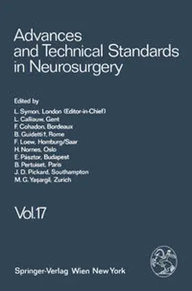 Symon / Calliauw / Ya?argil | Advances and Technical Standards in Neurosurgery | E-Book | sack.de