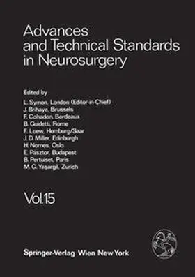 Symon / Brihaye / Ya?argil |  Advances and Technical Standards in Neurosurgery | eBook | Sack Fachmedien
