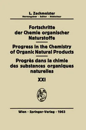  Progrès Dans La Chimie Des Substances Organiques Naturelles/Progress in the Chemistry of Organic Natural Products | eBook | Sack Fachmedien