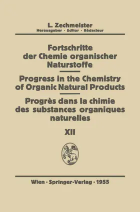  Fortschritte der Chemie Organischer Naturstoffe/Progress in the Chemistry of Organic Natural Products/Progres dans la Chimie des Substances Organiques Naturel¿es | Buch |  Sack Fachmedien