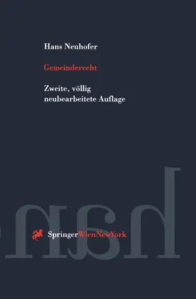 Neuhofer |  Gemeinderecht | Buch |  Sack Fachmedien