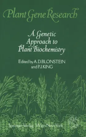 King / Blonstein |  A Genetic Approach to Plant Biochemistry | Buch |  Sack Fachmedien