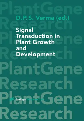 Verma |  Signal Transduction in Plant Growth and Development | Buch |  Sack Fachmedien