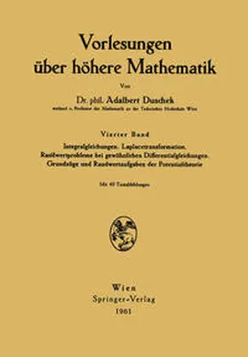 Duschek |  Vorlesungen über höhere Mathematik | eBook | Sack Fachmedien
