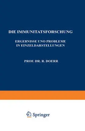 Doerr |  Die Immunitätsforschung | eBook | Sack Fachmedien