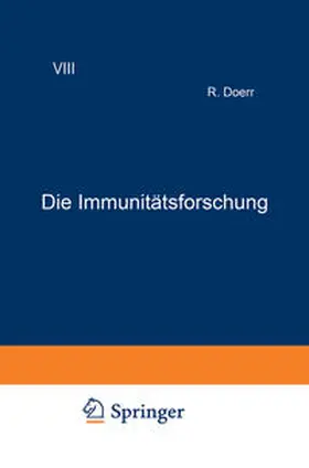 Doerr |  Die Immunitätsforschung | eBook | Sack Fachmedien