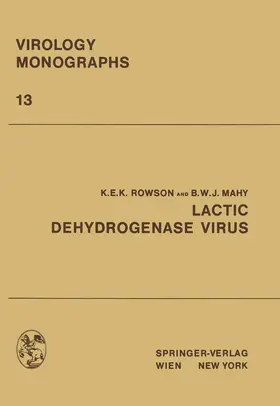 Rowson / Mahy |  Lactic Dehydrogenase Virus | Buch |  Sack Fachmedien