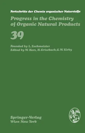  Fortschritte der Chemie organischer Naturstoffe / Progress in the Chemistry of Organic Natural Products | Buch |  Sack Fachmedien