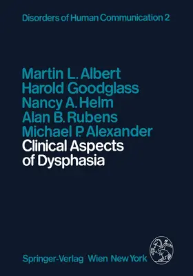 Albert / Goodglass / Helm |  Clinical Aspects of Dysphasia | Buch |  Sack Fachmedien