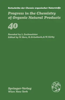  Fortschritte der Chemie organischer Naturstoffe / Progress in the Chemistry of Organic Natural Products | Buch |  Sack Fachmedien