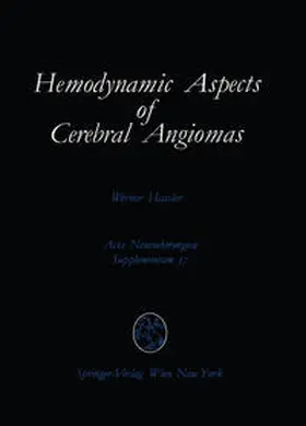 Hassler |  Hemodynamic Aspects of Cerebral Angiomas | eBook | Sack Fachmedien