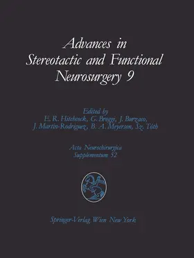 Hitchcock / Broggi / Burzaco |  Advances in Stereotactic and Functional Neurosurgery 9 | Buch |  Sack Fachmedien