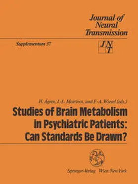 Agren / Martinot / Wiesel | Studies of Brain Metabolism in Psychiatric Patients: Can Standards Be Drawn? | E-Book | sack.de