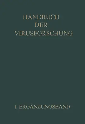 Doerr / Kunkel / Hallauer |  Handbuch der Virusforschung | Buch |  Sack Fachmedien