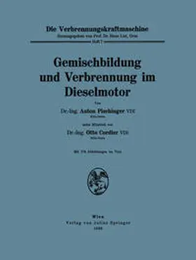 Pischinger / Cordier |  Gemischbildung und Verbrennung im Dieselmotor | eBook | Sack Fachmedien