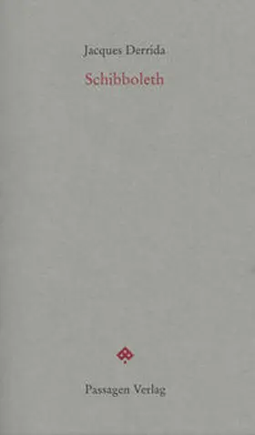 Derrida / Engelmann |  Schibboleth | Buch |  Sack Fachmedien