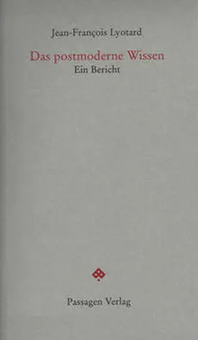 Lyotard / Engelmann |  Das postmoderne Wissen | Buch |  Sack Fachmedien