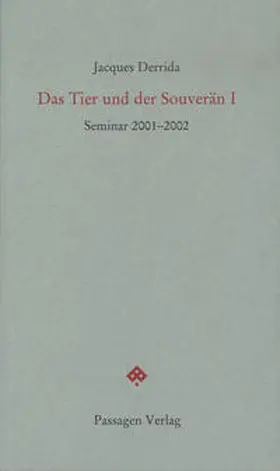 Derrida / Engelmann |  Das Tier und der Souverän I | Buch |  Sack Fachmedien
