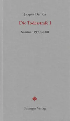 Derrida / Bennington / Engelmann |  Die Todesstrafe I | eBook | Sack Fachmedien