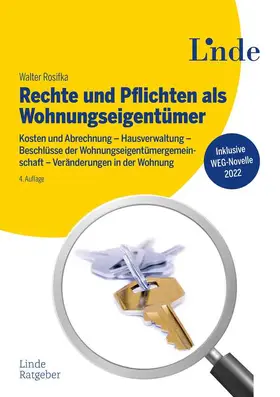 Rosifka |  Rechte und Pflichten als Wohnungseigentümer | Buch |  Sack Fachmedien