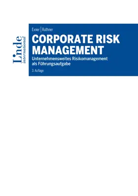 Ruthner / Exner |  Corporate Risk Management | eBook | Sack Fachmedien