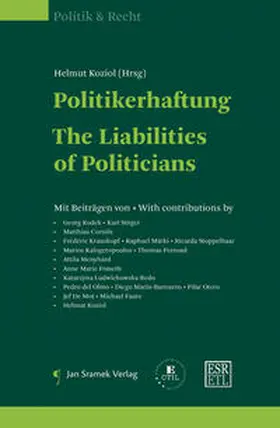 Koziol |  Politikerhaftung | Buch |  Sack Fachmedien