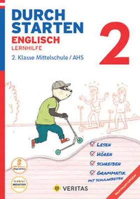 Zach / Eisinger-Müllner / Eiwen |  Durchstarten 2. Klasse - Englisch Mittelschule/AHS - Lernhilfe inkl. Audio-CD. App-Inhalte für mobiles Üben | Buch |  Sack Fachmedien