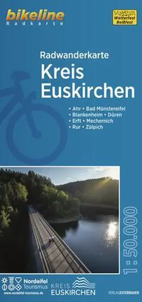 Esterbauer Verlag |  Radwanderkarte Kreis Euskirchen | Sonstiges |  Sack Fachmedien