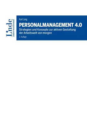 Lang |  Personalmanagement 4.0 | Buch |  Sack Fachmedien