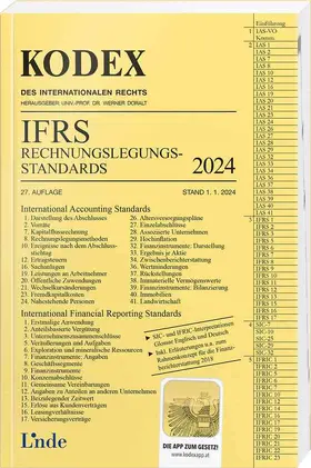Wagenhofer / Doralt |  KODEX IFRS - Rechnungslegungsstandards 2024 | Buch |  Sack Fachmedien