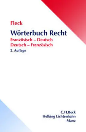 Fleck |  Wörterbuch Recht / Dictionnaire juridique | Buch |  Sack Fachmedien