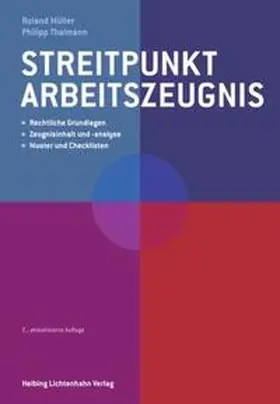Müller / Thalmann |  Streitpunkt Arbeitszeugnis | Buch |  Sack Fachmedien