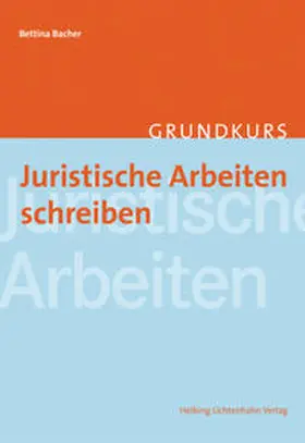 Bacher |  Juristische Arbeiten schreiben | Buch |  Sack Fachmedien