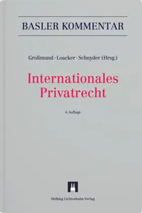 Bürgi / Grolimund / Berger |  Internationales Privatrecht | Buch |  Sack Fachmedien