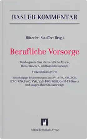 Hürzeler / Stauffer / Amstutz |  Berufliche Vorsorge | Buch |  Sack Fachmedien