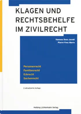 Duss Jacobi / Marro |  Klagen und Rechtsbehelfe im Zivilrecht | Buch |  Sack Fachmedien