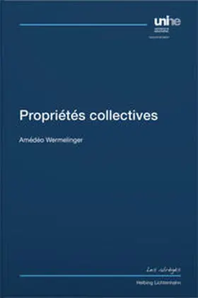 Wermelinger |  Propriétés collectives | Buch |  Sack Fachmedien