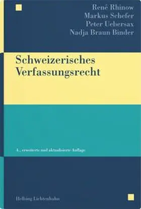 Rhinow / Schefer / Uebersax |  Schweizerisches Verfassungsrecht | Buch |  Sack Fachmedien