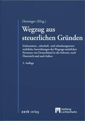 Deininger / Barba / Nordin |  Wegzug aus steuerlichen Gründen | Buch |  Sack Fachmedien