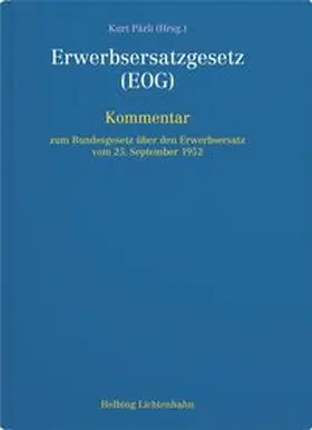 Pärli / Balmer / Dike |  Erwerbsersatzgesetz (EOG) | Buch |  Sack Fachmedien