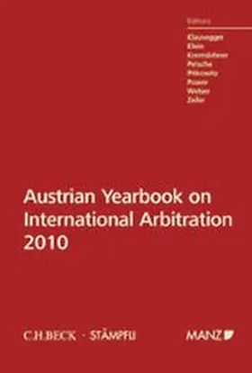Klausegger / Klein / Kremslehner |  Austrian Yearbook on International Arbitration 2010 | Buch |  Sack Fachmedien