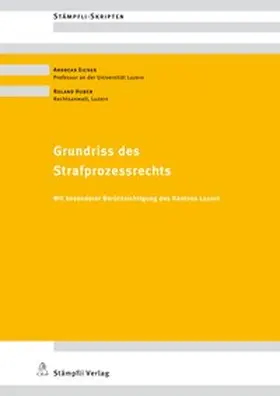 Eicker / Huber |  Grundriss des Strafprozessrechts | Buch |  Sack Fachmedien