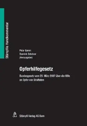 Gomm / Zehntner |  Opferhilfegesetz | Buch |  Sack Fachmedien